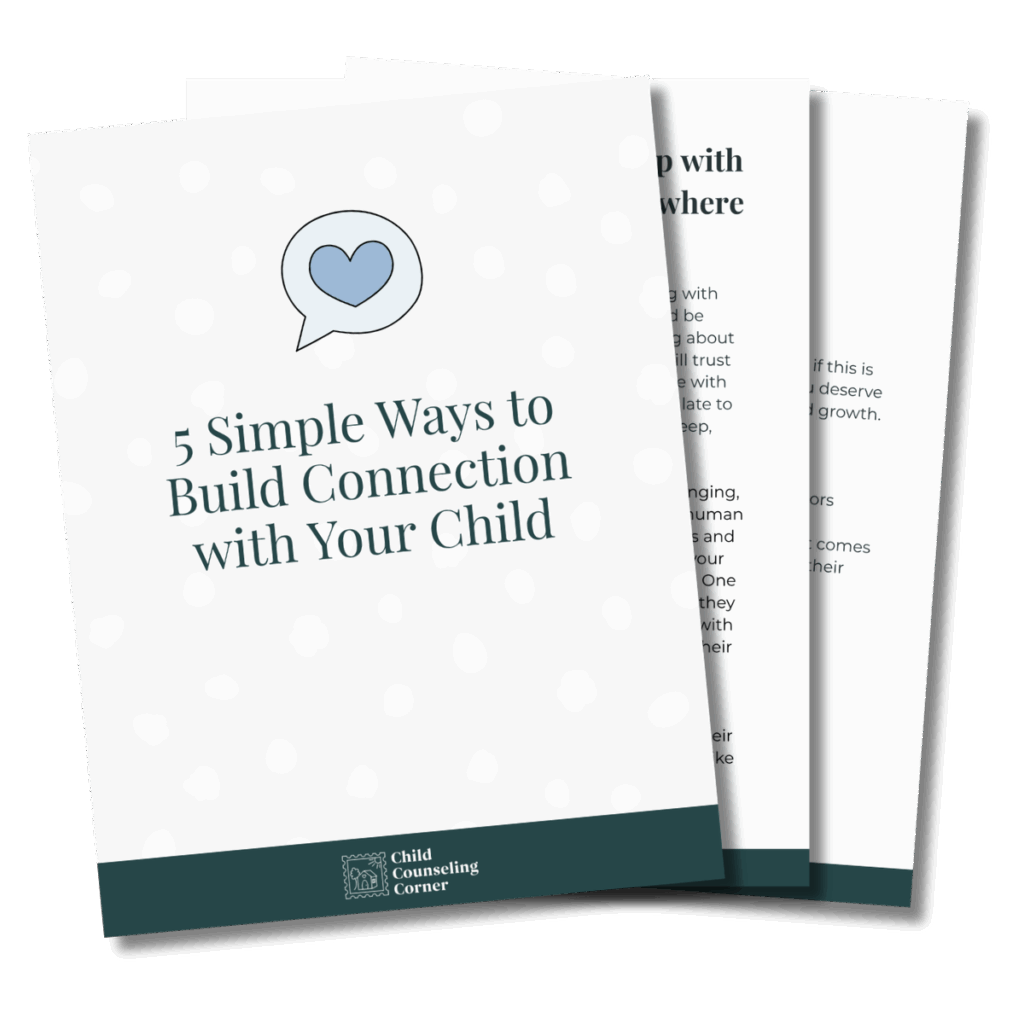 5 simple ways to build connection with your child cover pages